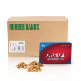 Alliance Advantage Rubber Bands, Size #54 (Assorted Sizes), 10 lb. Case (Contains 10-1 lb. Boxes), Natural Crepe (26545CS)