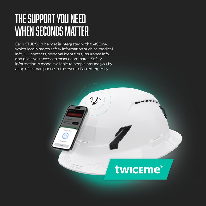 STUDSON SHK-1 Non-Vented Safety Helmet - Type 2 Class E