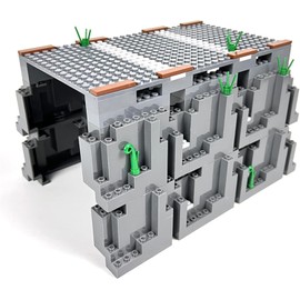 TRavesty City Railway Rails, Caves and Bridges Building Blocks Set, City Train Railway Accessories, Railway Sets, Railway Caves and Bridges Model Building Blocks Train Rail Set Compatible with the