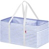 LHZK Standing Extra Large Utility Tote Bag with Metal Wire