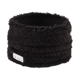 Pesaat Thick Fleece Baby Scarf For Boys Girls Warm Infant Toddler Scarves Kids Neck Warmer Thermal 1-5Y (Black)