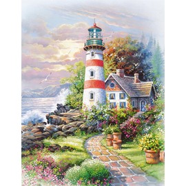 Springbok Puzzles - Signal Point - 500 Piece Jigsaw Puzzle - Large 18 Inches by 23.5 Inches Puzzle - Made in USA - Unique Cut Interlocking Pieces