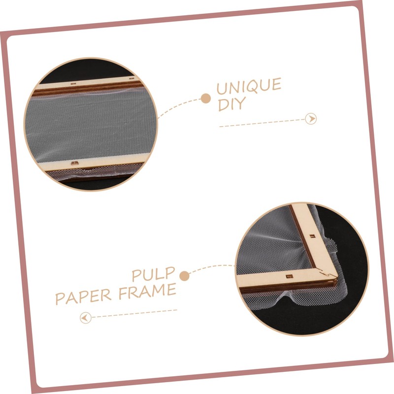jojofuny DIY Paper Making Kit Frame with Mesh Screen for