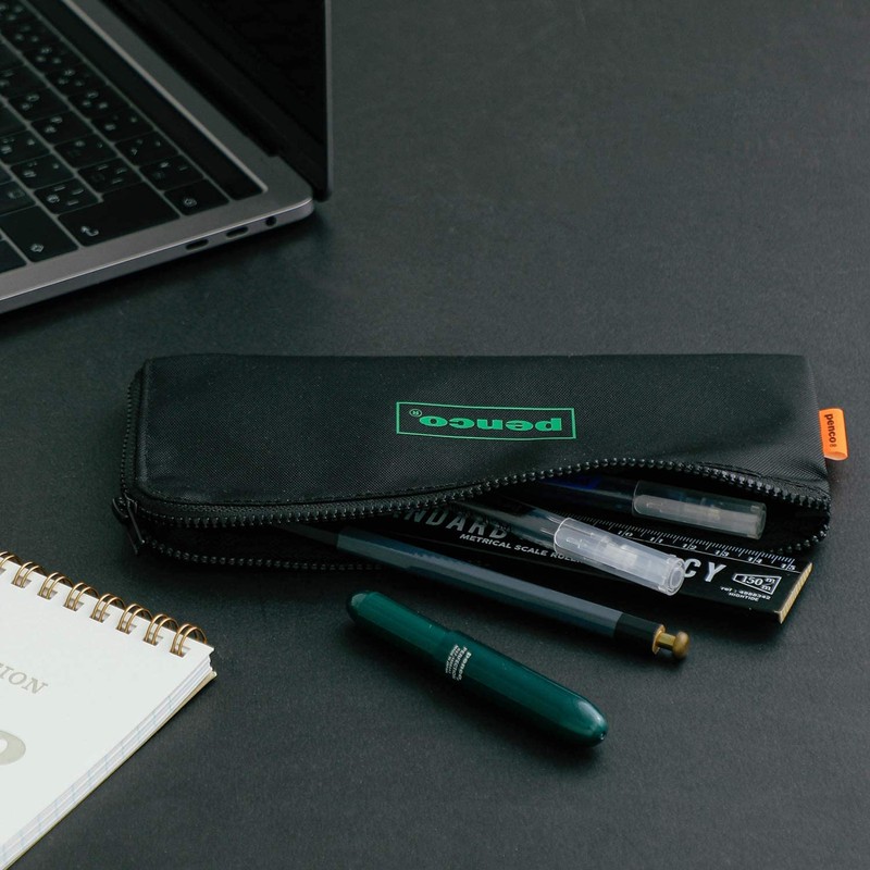 penco Flat Pen Case Penco Flat Pencil Case Navy