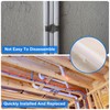 sourcing map 25 Pcs PEX Clips Pipe, 3/4 Inch PVC