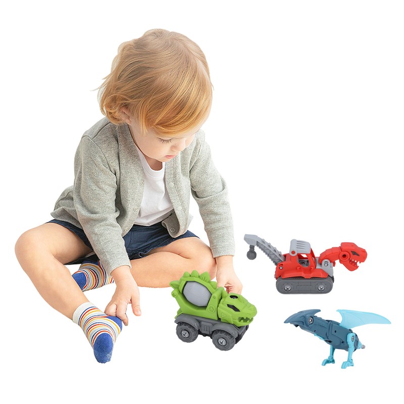 Kids Take Apart Dinosaur Construction Building Toys Hand Eye Coordination