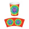 Tie-Dyed Beverage Cups