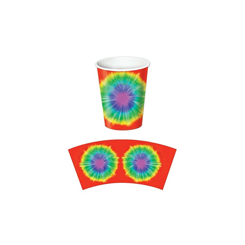 Tie-Dyed Beverage Cups