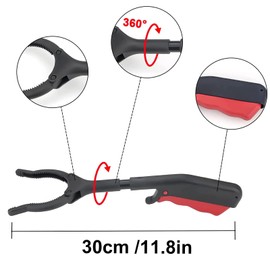 WnlahuWA Pack of 3 Children's Grabber Tongs, 30 cm Gripper for Seniors, Rubbish Collecting Tongs, Short Rubbish Tongs, Multifunctional Waste Tongs, Waste Tongs, Rubbish Grabber, for Recycling, Garden,