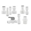 Qrity 1 Piece RO Water Filter Fitting, 3/8" Inline Check