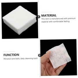 WOONEKY 40pieces Comfortable Makeup Remover Pads Travel Non-woven Face Cleansing Versatile Cosmetic Tool for Makeup Removal and Application Skin-friendly and Practical