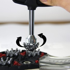 Golf Spike Wrench Handheld Two Pin Shoes Cleat Removal Tool Replacement