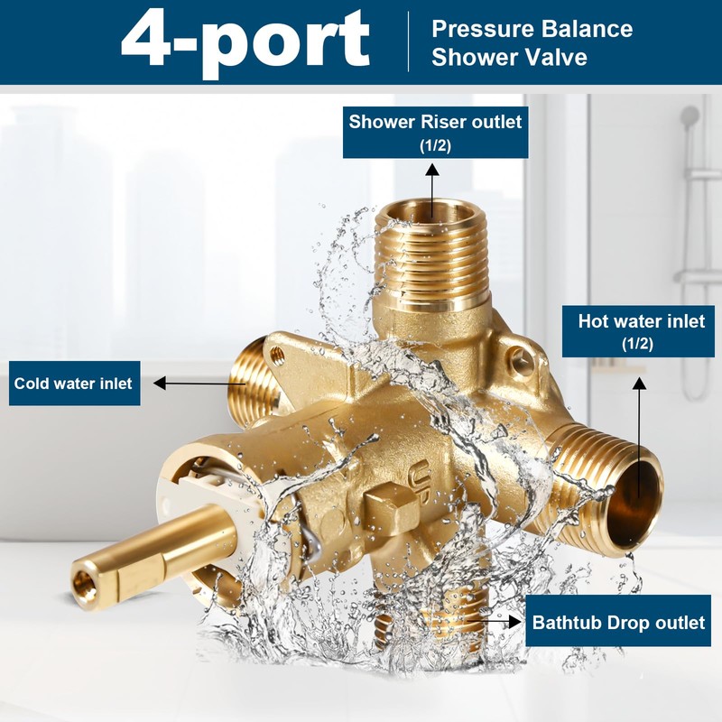 2510 Shower Valve Compatible Component, suitable for Moen Posi-Temp valves,