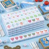 Simgoing American Mahjong Sets 160 Mahjong Tiles Melamine Engraved Mah