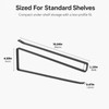 2 Pack Cabinet Tumbler Lid Organizer for Cup Lids, Cups,