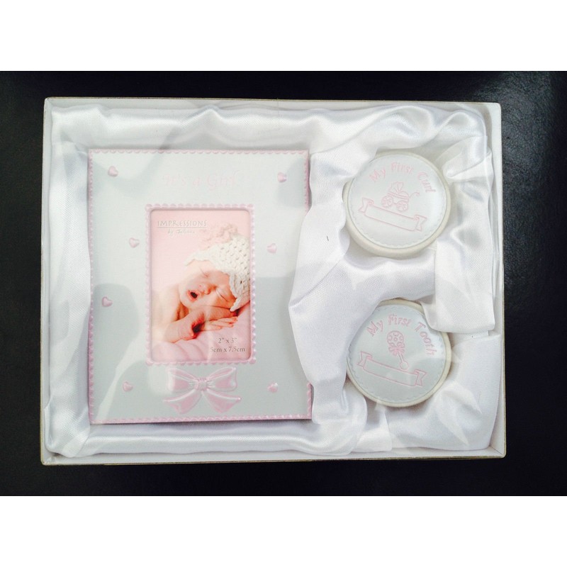 Juliana Its A Girl First Tooth & Curl Set -