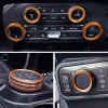 CyanStone 6x Knob Rings for Bronco 21+, Interior Aluminum Bronco