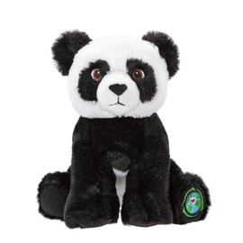 VFM - Panda Soft Toy Wildlife Soft Plush Made from 100% Recycled Plastic, Cute Plushies, Zoo Animals, Great Gift for Kids and Adults Size: 9"/ 23cm