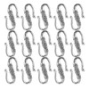 Silver S Shape Hook Clasp COHEALI 20pcs Silver Buckle Bead