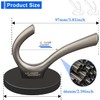 ULIBERMAGNET Strong Magnetic Double Hooks, 2-Pack Heavy Duty Heavy Duty