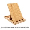 iCozzier Mini Bamboo Portable Adjustable Tablet Phone Stand Multi-angle Foldable