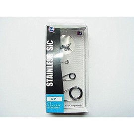 Fuji Kogyo Fuji Guide Set No.39 Stainless Steel Frame SIC Ring P Spinning Bass Set PKLSG25H81
