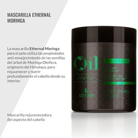 Lendan - Mascarilla Hidratante Capilar - Mascarilla Ethernal Moringa - 500 Ml - Para Cabello Seco O Daado - Con Aceite De Moringa - Ayuda Hidratar Y  