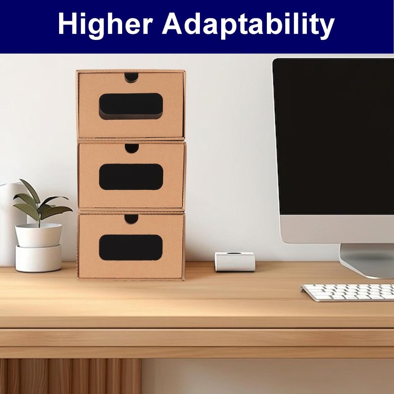 12 Pack Shoe Storage Bins, Waterproof Storage Boxes, Shoe Containers