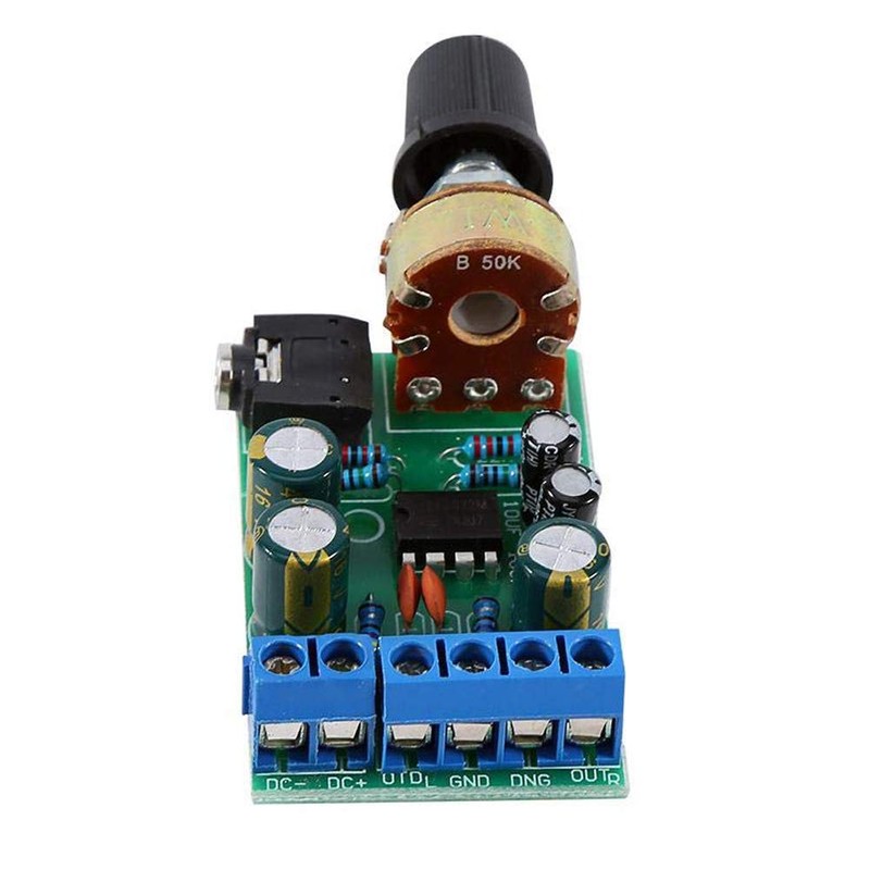 Youmile 2pcs Audio Amplifier Module DC 1.8-12V TDA2822M 2.0 Channel