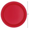 Unique Industries Premier Stylz Ruby Red Round Paper Dessert Plates