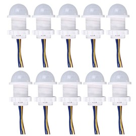 5/10Pcs PIR Infrared Motion Sensor Detector Smart Switch 110V Light Switch Auto (10pcs)