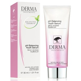 Derma Treatments PH Balancing Youth Serum with Vitamin C & Aloe Vera aims to stimulate the skin's healing process, and aims to stimulate the production of collagen 30ml