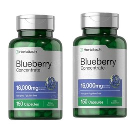 Horbaach Blueberry Concentrate 16000mg 150 caplets 2 units Horbaach Blueberry / 호바흐 블루베리 농축 16000mg 150캐플릿 2개 Horbaach Blueberry