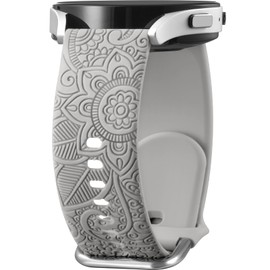 Odbeai Compatible with Galaxy Watch 6 Band, Engraved Bands Compatible with Galaxy Watch 4 Band, Silicone Sport Bands Compatible with Galaxy Watch 5 Band, Compatible with Galaxy Watch 6 Classic Bands