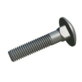 Keple M8 x 35 mm Mushroom Head Screws with Square Neck, Gate, Door, Headboard Bolts, Galvanised Carriage Bolts with Half Round Head, Sledge Screws DIN 603, Pack of 20