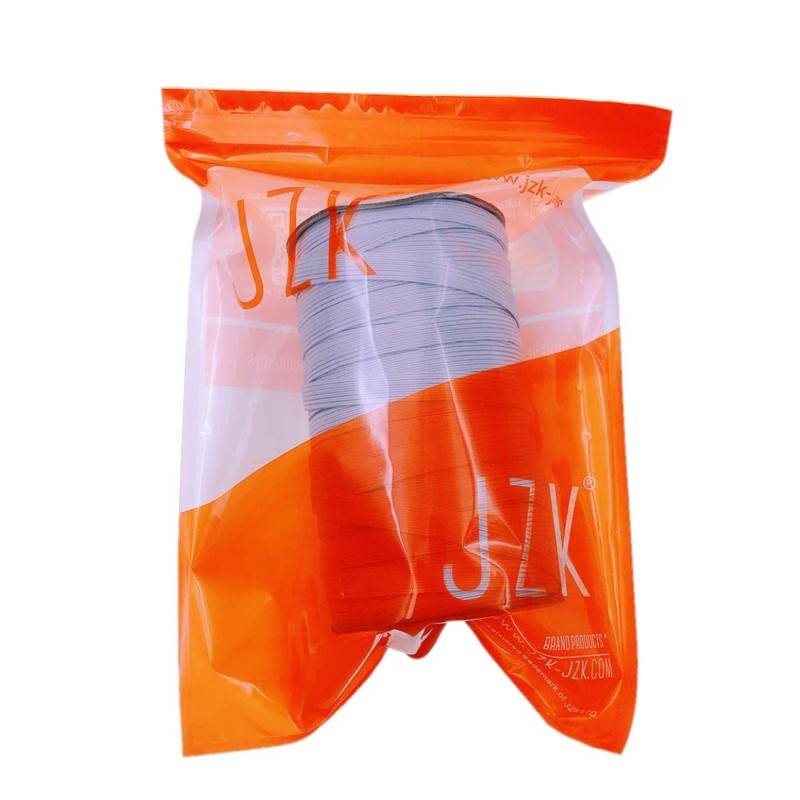 JZK 1 Roll 100 Yards / 90 Meters White Elastic
