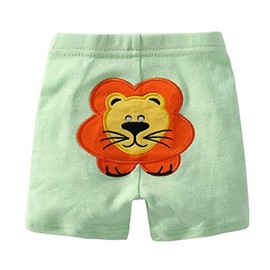 Monvecle Baby Boy 5pcs Pack Newborn to Toddler Summer Cotton Cartoon Shorts Gift Set 9M