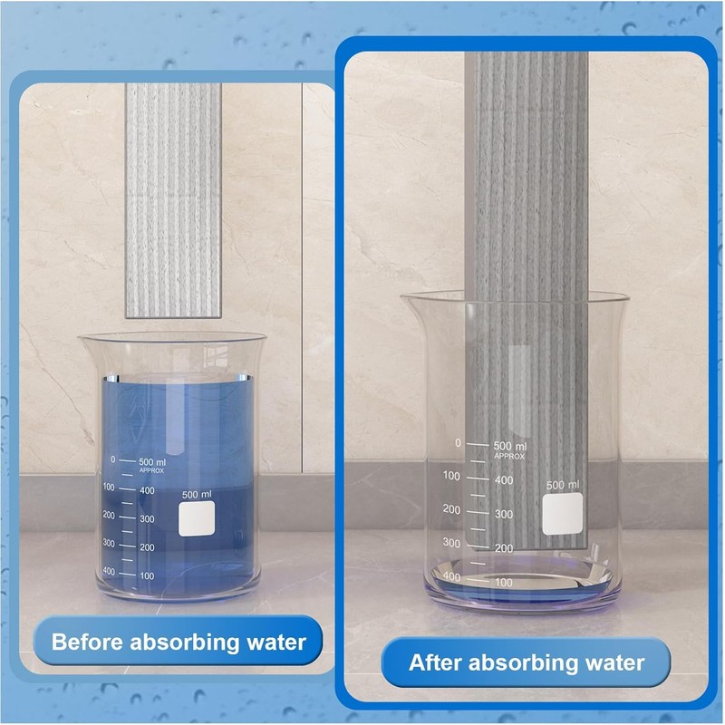 2026 Foldable Water Absorbing Desktop Sponge Mop, Mini Compact Scrubber