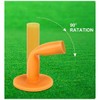 VIEAURA Rubber Golf Tees (Set of 8 with Large Storage
