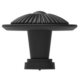 20-Pack Flat Black Pull Knobs for Kitchen Bedroom Cabinet, Round Black Dresser Handle Vintage Drawer Hardware for Wood Closet Furniture Door Decoration with Victorian Flower