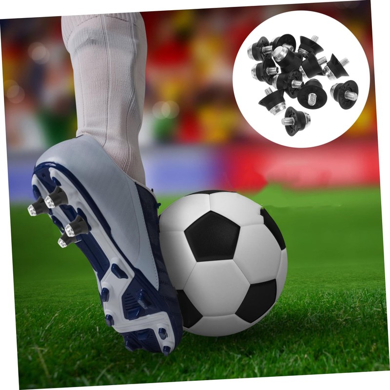 COLLBATH Rugby Boot Studs Replacement 12pcs Metal Spikes Football Shoes