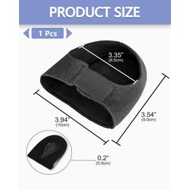 AORHOFJ 1 Paar Plantarfasziitis Orthopädisch Silikon Fersenschutz für schuhe - Fersenpolster Fersensporn - Einlegesohlen Gel Fersensporn - Fersensporn Socken,fersensporn bandage,fersensporn socken