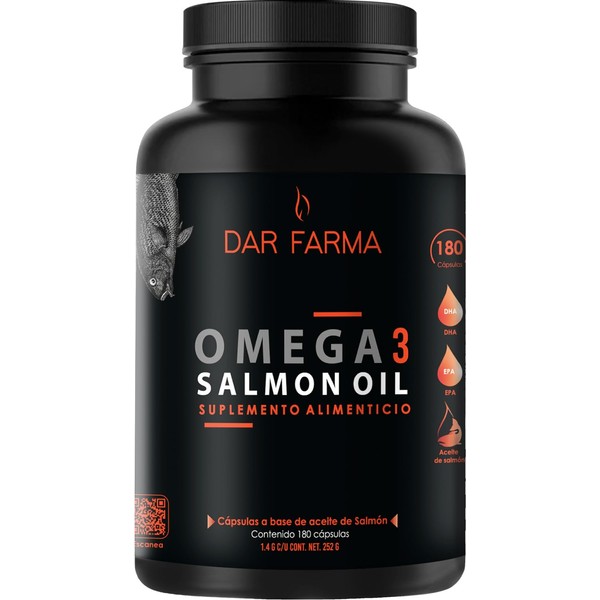 Omega 3-1400mg por Cápsula - Aceite de Salmon - EPA