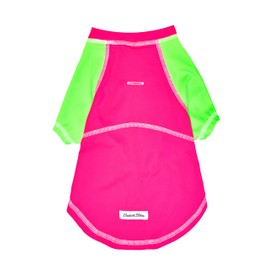 Louie de Coton Sun Shirt for Dogs & Cats | Size: L | UV Protection Cooling T-Shirt for Pets | UPF50+ Max Protection from Sunburn | Leash Hole, Machine Washable, Made in USA