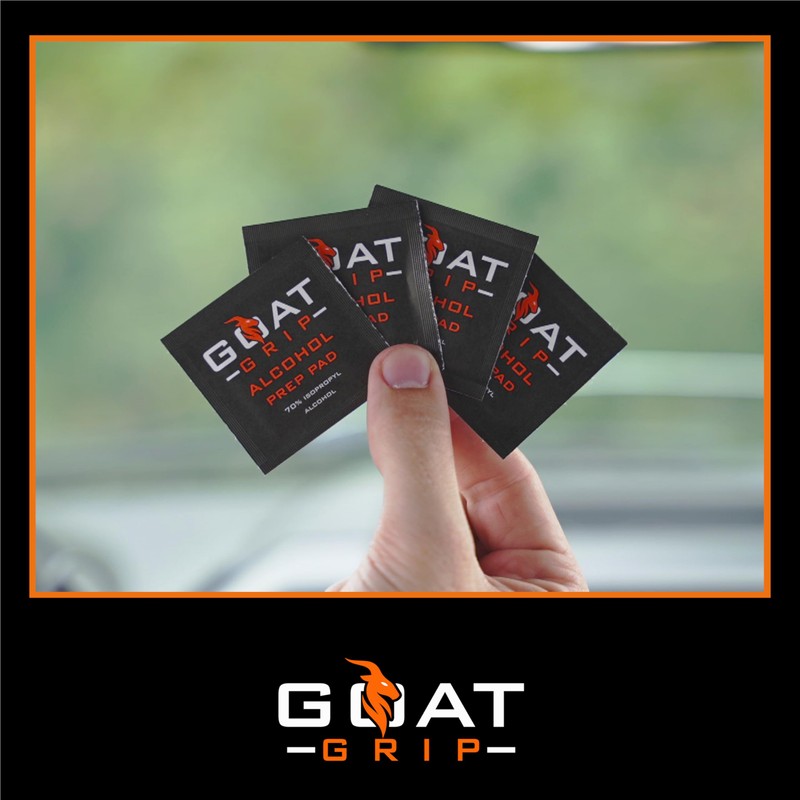 GOAT GRIP Alcohol Prep Pads | 12-Pack for EZ Pass