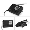VBESTLIFE Portable Mini Radios FM/MW/SW Receiver w/ Digital Alarm Clock