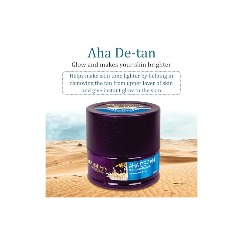 Astaberry Professional Aha Detan -Sun Tan Removal All Skin Types,