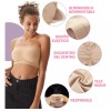 Veraly 3pzs Brasier Push Up Strapless Sin Tirantes Y Invisible