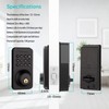 Splenssy Keyless Entry Türschloss mit Tastatur, Smart Deadbolt Lock mit