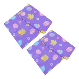 LIFKOME 2pcs Easter Tablecloth Cover for Festive Dining Home and Picnic Decor Safe Material Design